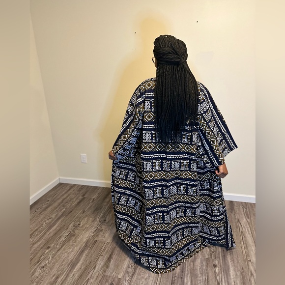 African Print Duster- Ankara Duster-Kimono African Kaftan African Cover Up- Robe - Picture 3 of 3